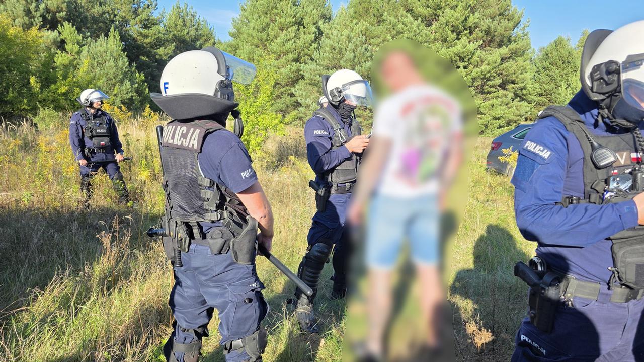 Ustawka obok opuszczonej stacji. Mętnie tłumaczyli, że "jadą na mecz"