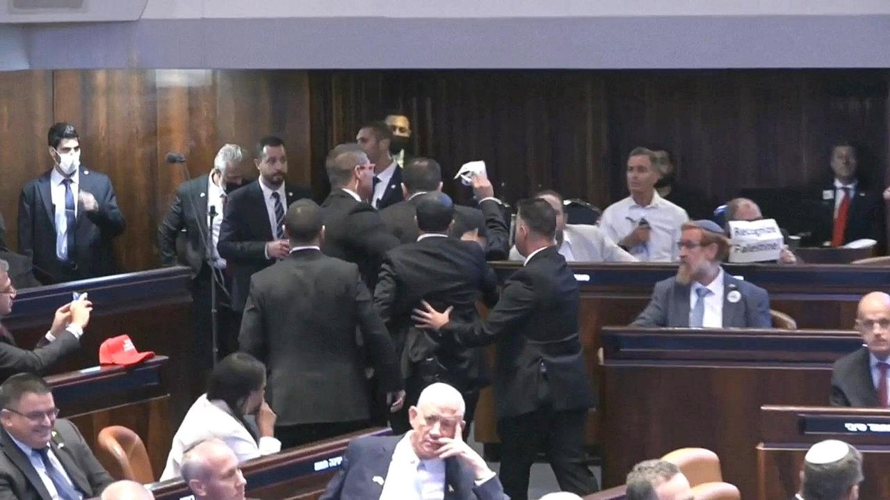 Incident during Trump's speech