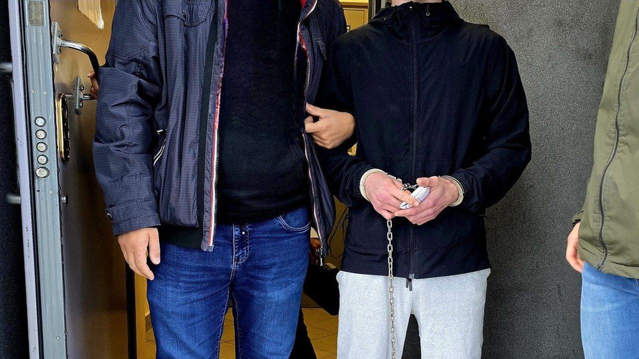 Nożem zaatakował policjanta