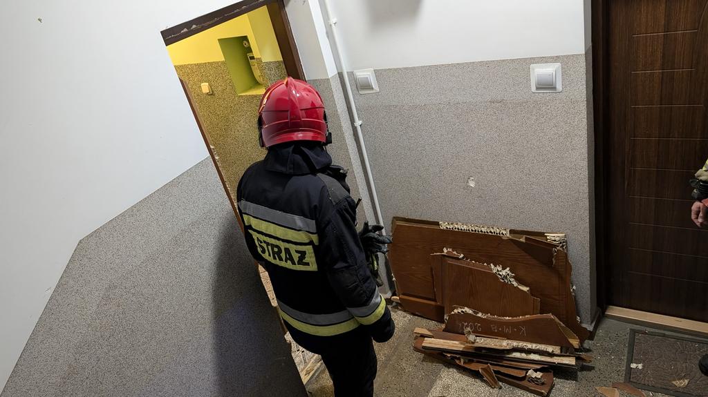 Wybuch w domu jednorodzinnym w Gołdapi