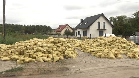 Mieszkańcy Kaleńska są przygotowani na nadchodzącą wodę powodziową