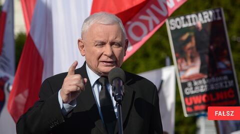 Jarosław Kaczyński o "planie likwidacji polskiego państwa" i "zasadzie Tuska". Warszawa, 9 lipca 2024