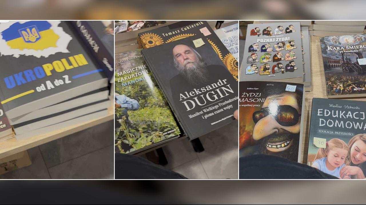 Antysemickie i antyukraińskie książki oraz wywody Dugina, czyli targi skrajnej prawicy