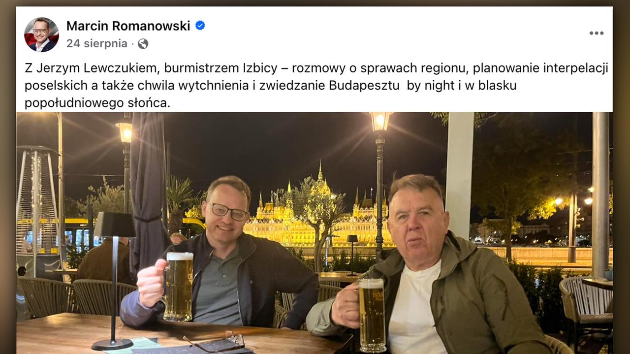 Polski burmistrz z Romanowskim zwiedzali "Budapeszt by night". Za paliwo zapłacili podatnicy