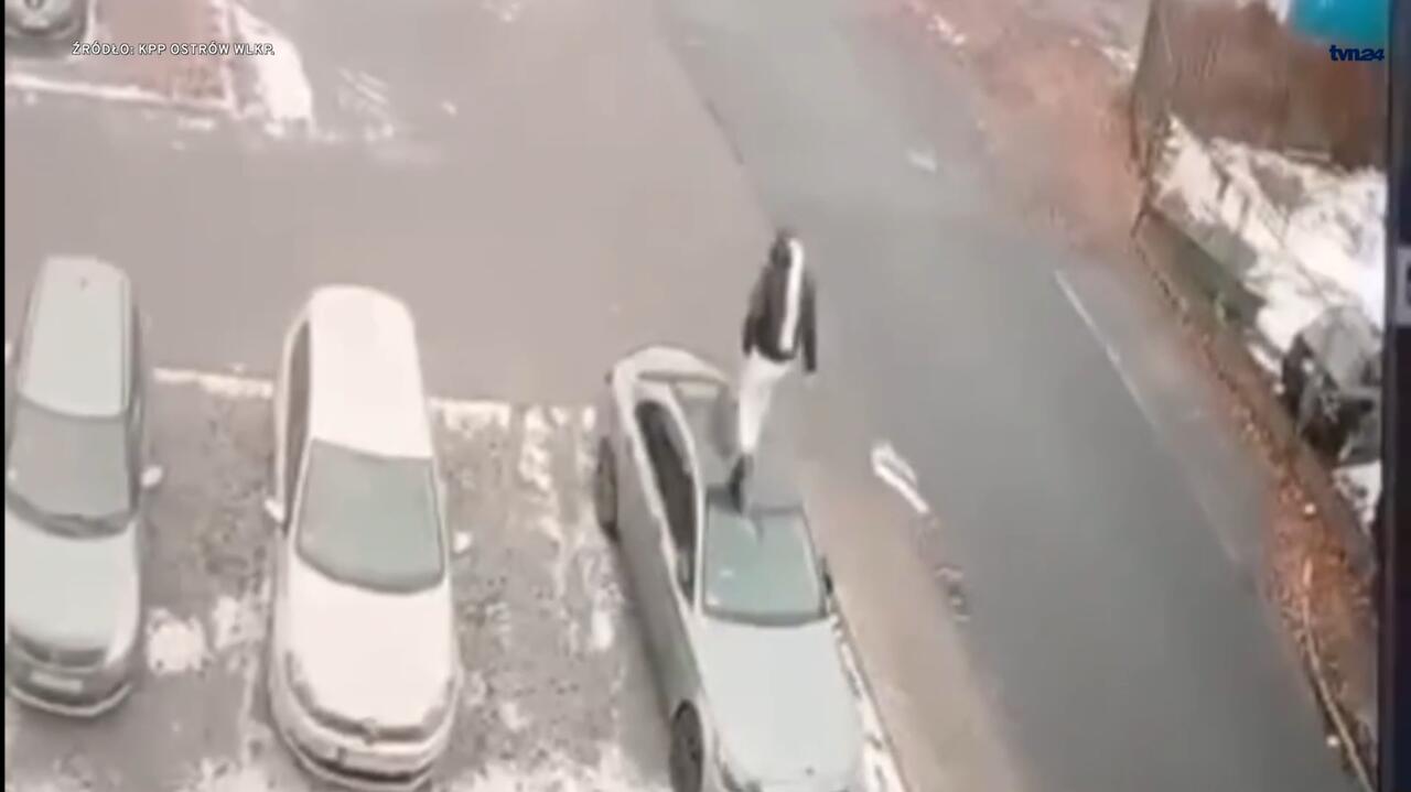 Przeszedł po aucie, stanie przed sądem