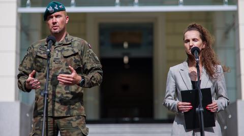 Rzeczniczka MSWiA Karolina Gałacka o rosyjskich dronach nad Polską i o alertach RCB (pełna wypowiedź)