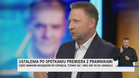 Kierwiński: wreszcie wraca to prawdziwe prawo i sprawiedliwość