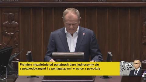 Tusk do PiS: kiedy nie ma się nic mądrego do powiedzenia, lepiej milczeć