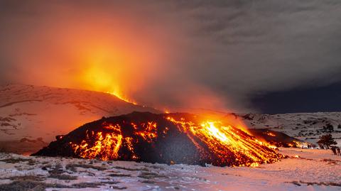 Etna zrobiła oszałamiający spektakl