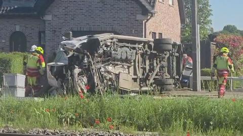 Tragedia w Belgii. Zderzenie pociągu i autobusu szkolnego, są ofiary
