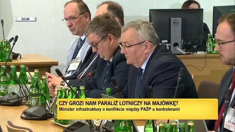 Minister Adamczyk o zarobkach kontrolerów w Polsce