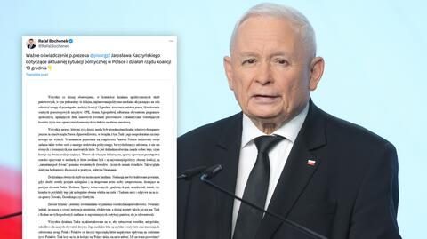 Kaczyński o decyzji Tuska w sprawie kontrasygnaty: kolejny akt łamania prawa