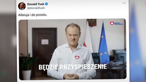 Donald Tusk podsumował 100 dni rządu na nagraniu