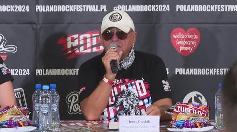 Konferencja prasowa Pol`and`Rock Festival - Jerzy Owsiak