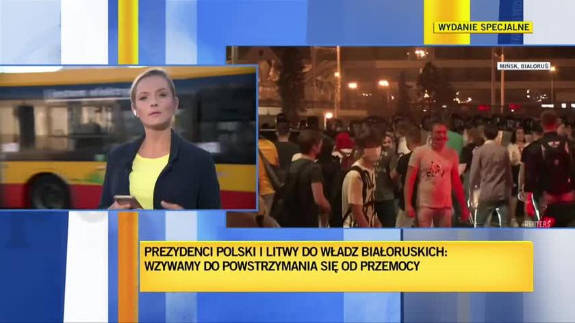 Prezydenci Polski i Litwy: Wzywamy do powstrzymania się od przemocy