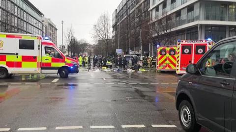 Samochód wjechał w grupę demonstrantów w Monachium