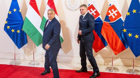 Viktor Orban i Robert Fico w Bratysławie