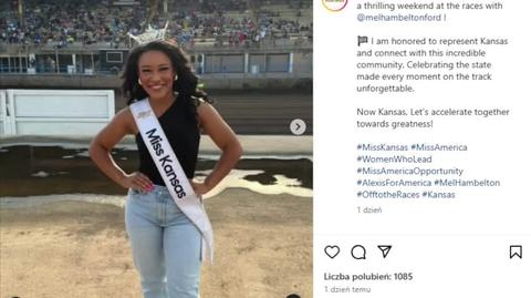 Miss Kansas opowiada się przeciwko przemocy domowej