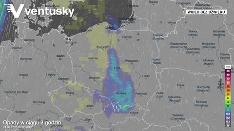 Prognozowane opady w najbliższych dniach