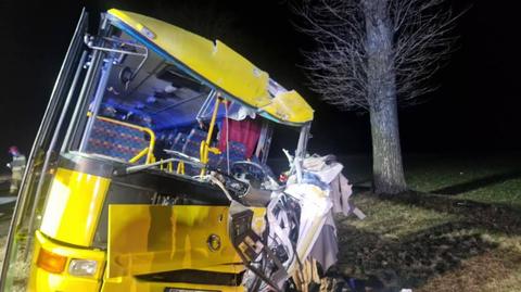 Chełmsko. Zderzenie autobusu i dostawczaka