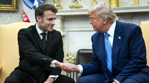 Macron poprawił Trumpa