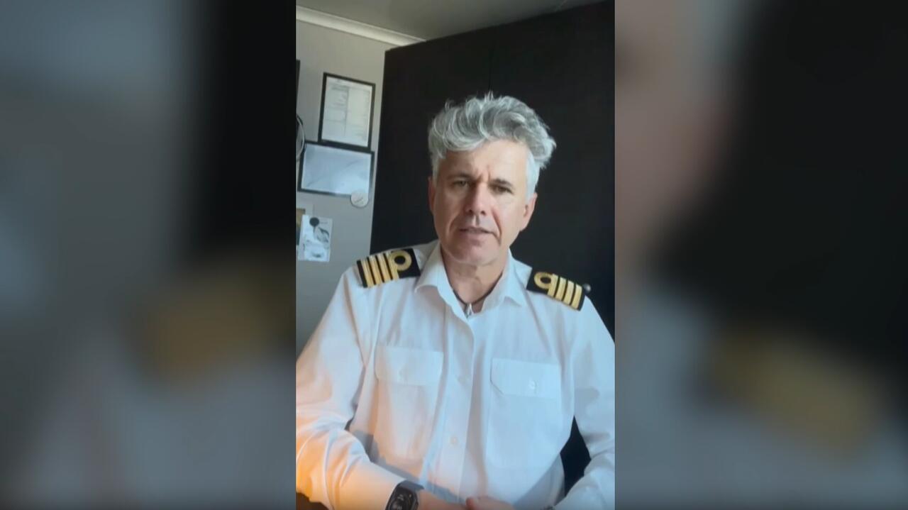 Dowodzi statkiem z hantawirusem. Nagrał wiadomość dla pasażerów