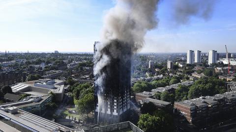 Rocznica pożaru londyńskiego Grenfell Tower/materiał z 2022 roku