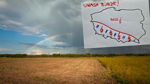 Najgroźniejsze burze w piątek