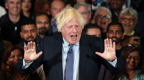 Boris Johnson na nagraniach archiwalnych