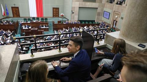 XXIV sesja Sejmu Dzieci i Młodzieży w Warszawie (mat. archiwalny)