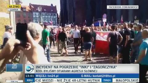 Wyzwiska i przepychanki na niedzielnych uroczystościach w Gdańsku