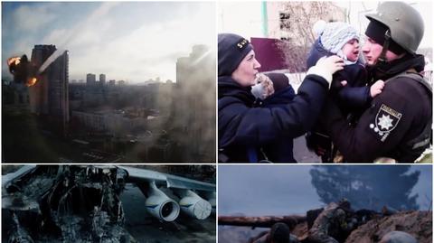 Opublikowany przez Wołodymyra Zełenskiego film, który podsumowuje rok ukraińskiej walki z rosyjską agresją