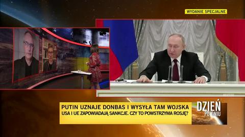 Sierakowski: dla Rosji dowód słabości jest zawsze zachętą do dalszych działań