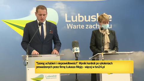 Ustalenia po kontroli ws. szkoleń prowadzonych przez firmę Łukasza Mejzy. Konferencja prasowa