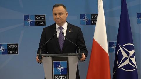 Prezydent Andrzej Duda po szczycie NATO: nie było głosu sprzeciwu wobec zwiększenia obecności na wschodniej flance