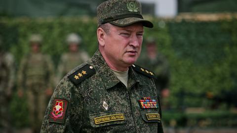 Generał Łapin wręcza odznaczenia rosyjskim żołnierzom walczącym w Ukrainie