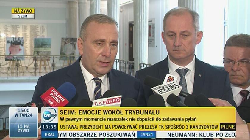 PO chce odwołać marszałka Sejmu. Kandydatem Rafał Grupiński