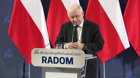 Jarosław Kaczyński w Radomiu o dzieciach i parach jednopłciowych