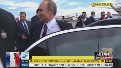 Władimir Putin przyleciał na szczyt G20