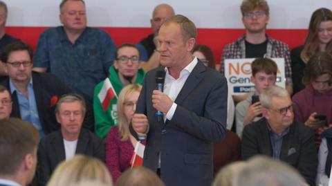 Tusk o emigracji zarobkowej młodych ludzi i swojej pracy: dostałem 8 marek za godzinę (21.04.2023 r)