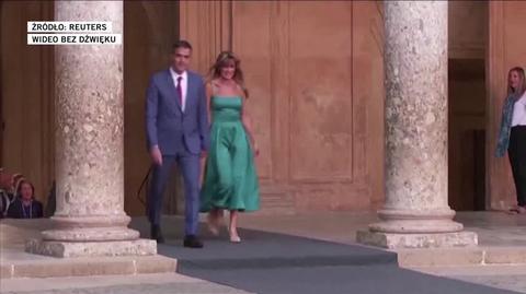 Pedro Sanchez and his wife Pecona Gomez