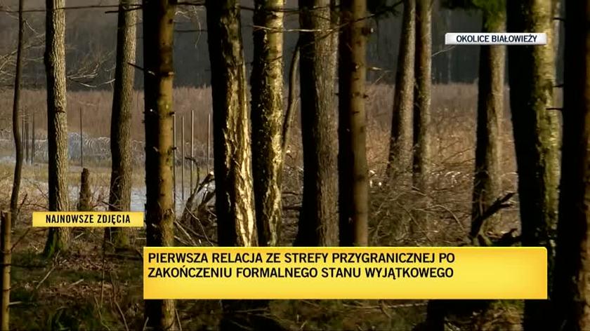 Granica polsko-białoruska. Dziennikarze TVN24 w strefie przygranicznej (wideo z grudnia 2021 r.)