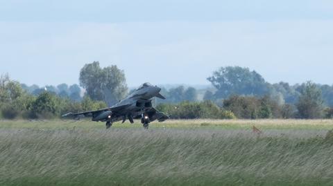 Włosi patrolują nieco nad Polską. Wspólny lot F16 i MiG29 oraz Typhoons EF-2000