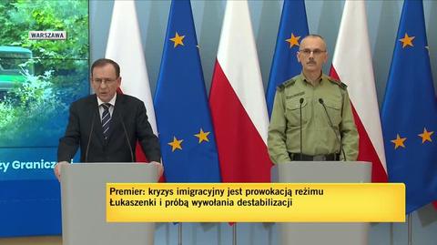 Kamiński: minionej doby granicę próbowały przekroczyć 152 osoby 