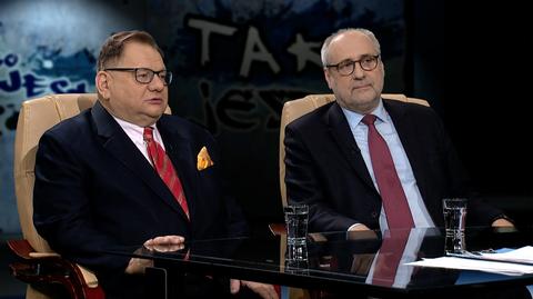 Ryszard Kalisz i Grzegorz Długi w "Tak jest" w TVN24 o taśmach Kaczyńskiego