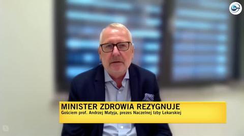 Matyja: rezygnacja Szumowskiego to ogromne zagrożenie