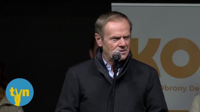 Tusk: we are here today in defense of free media and free speech