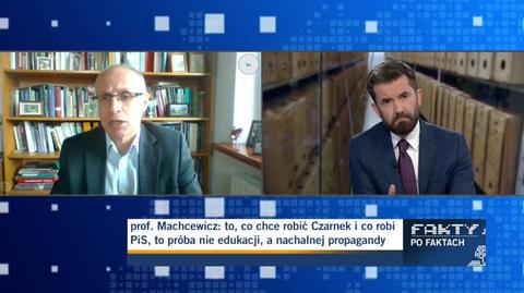 Machcewicz: pomysł ministra Czarnika, żeby osobno uczyć historii Polski i historii powszechnej jest horrendalny