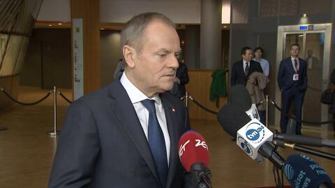 Tusk: jestem trochę zawstydzony, że Morawiecki przyjechał do Brukseli, aby z Orbanem uczestniczyć w dwuznacznej grze