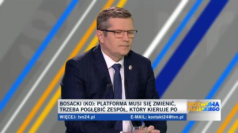 Bosacki o możliwym powrocie Donalda Tuska do polskiej polityki
